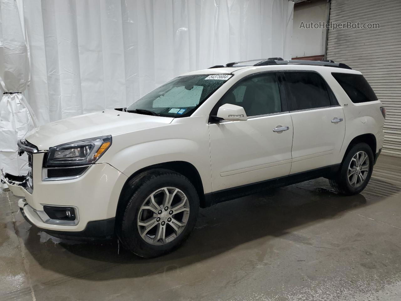 2015 Gmc Acadia Slt-1 White vin: 1GKKVRKD6FJ140981