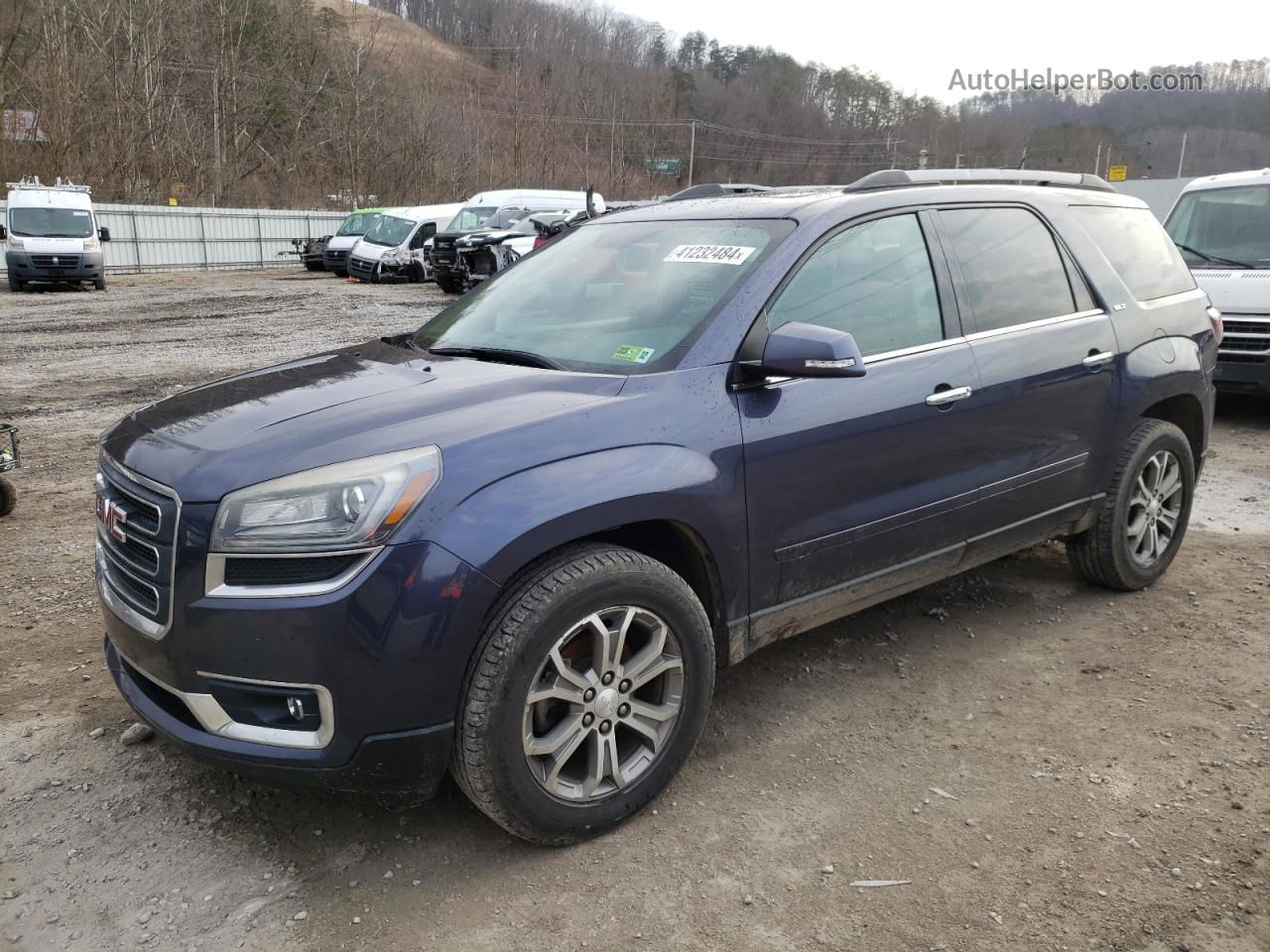 2014 Gmc Acadia Slt-1 Синий vin: 1GKKVRKD7EJ152152