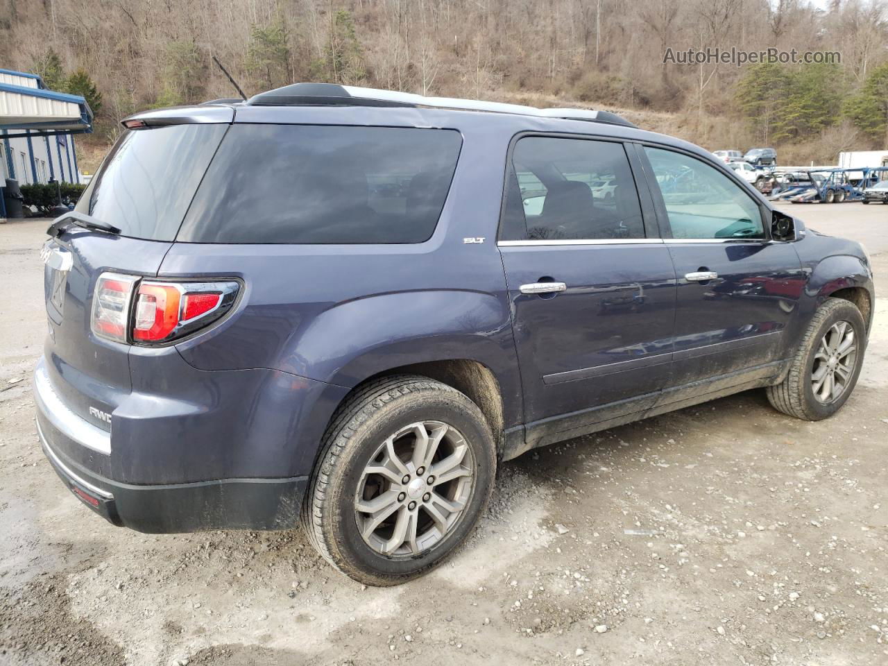 2014 Gmc Acadia Slt-1 Blue vin: 1GKKVRKD7EJ152152