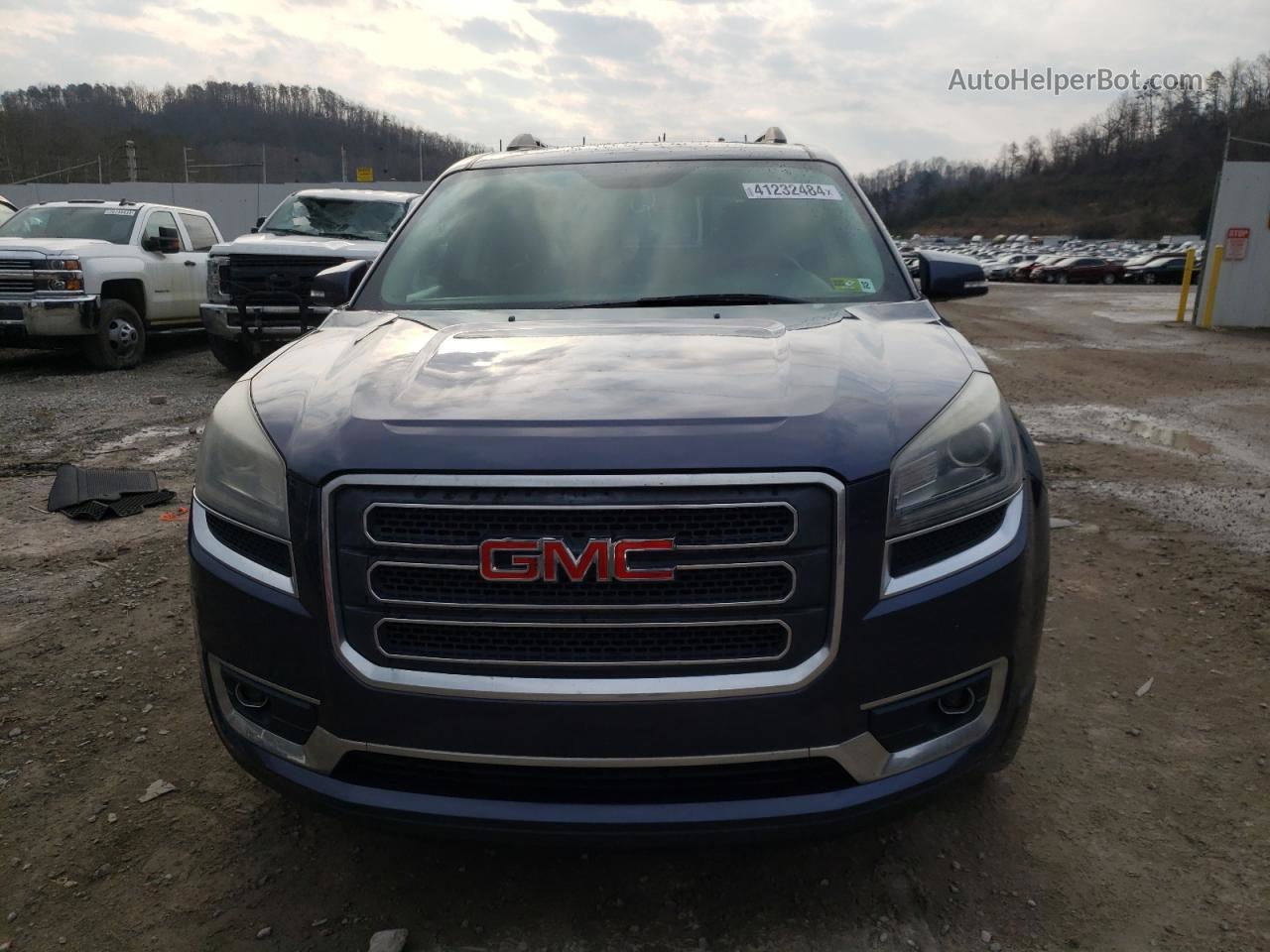 2014 Gmc Acadia Slt-1 Синий vin: 1GKKVRKD7EJ152152