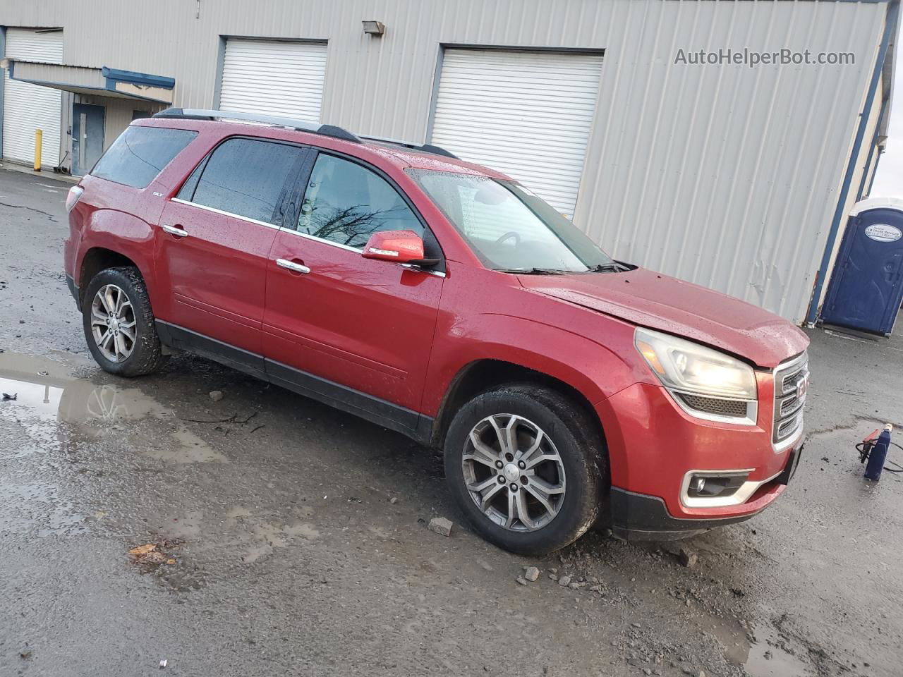 2014 Gmc Acadia Slt-1 Red vin: 1GKKVRKD7EJ213905