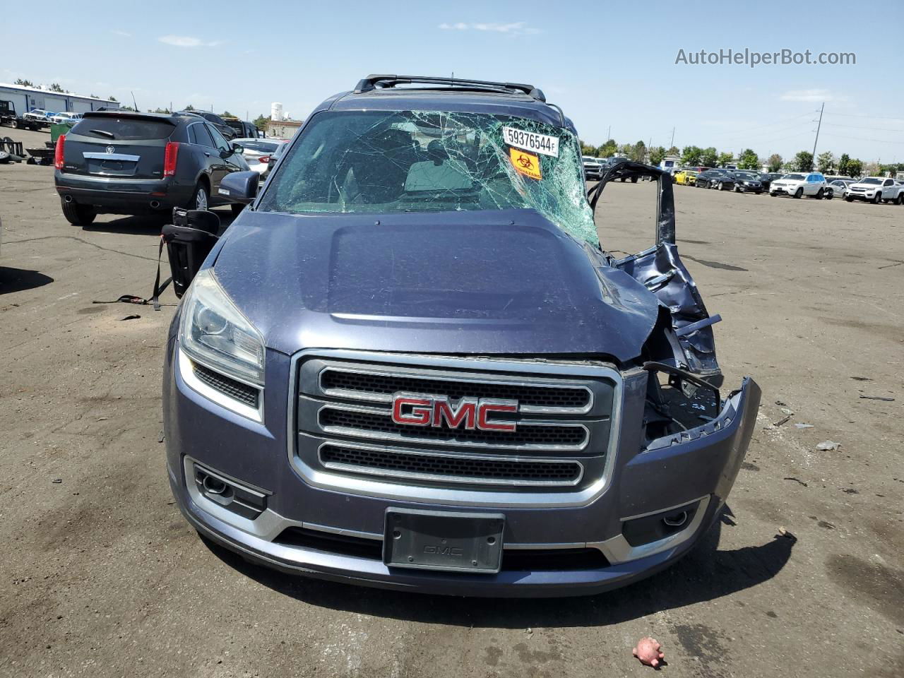 2014 Gmc Acadia Slt-1 Blue vin: 1GKKVRKD7EJ279029