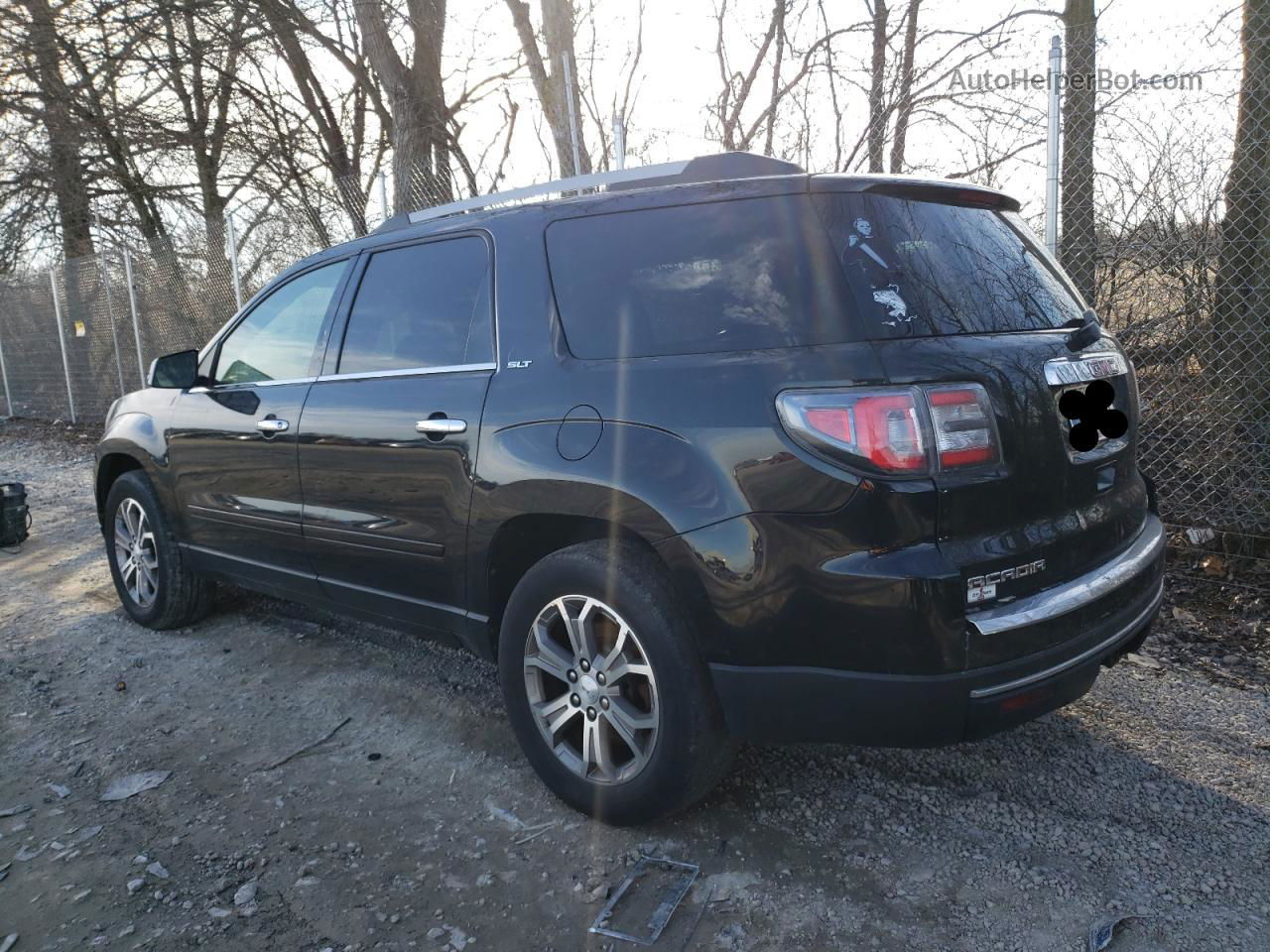 2014 Gmc Acadia Slt-1 Black vin: 1GKKVRKD7EJ287454