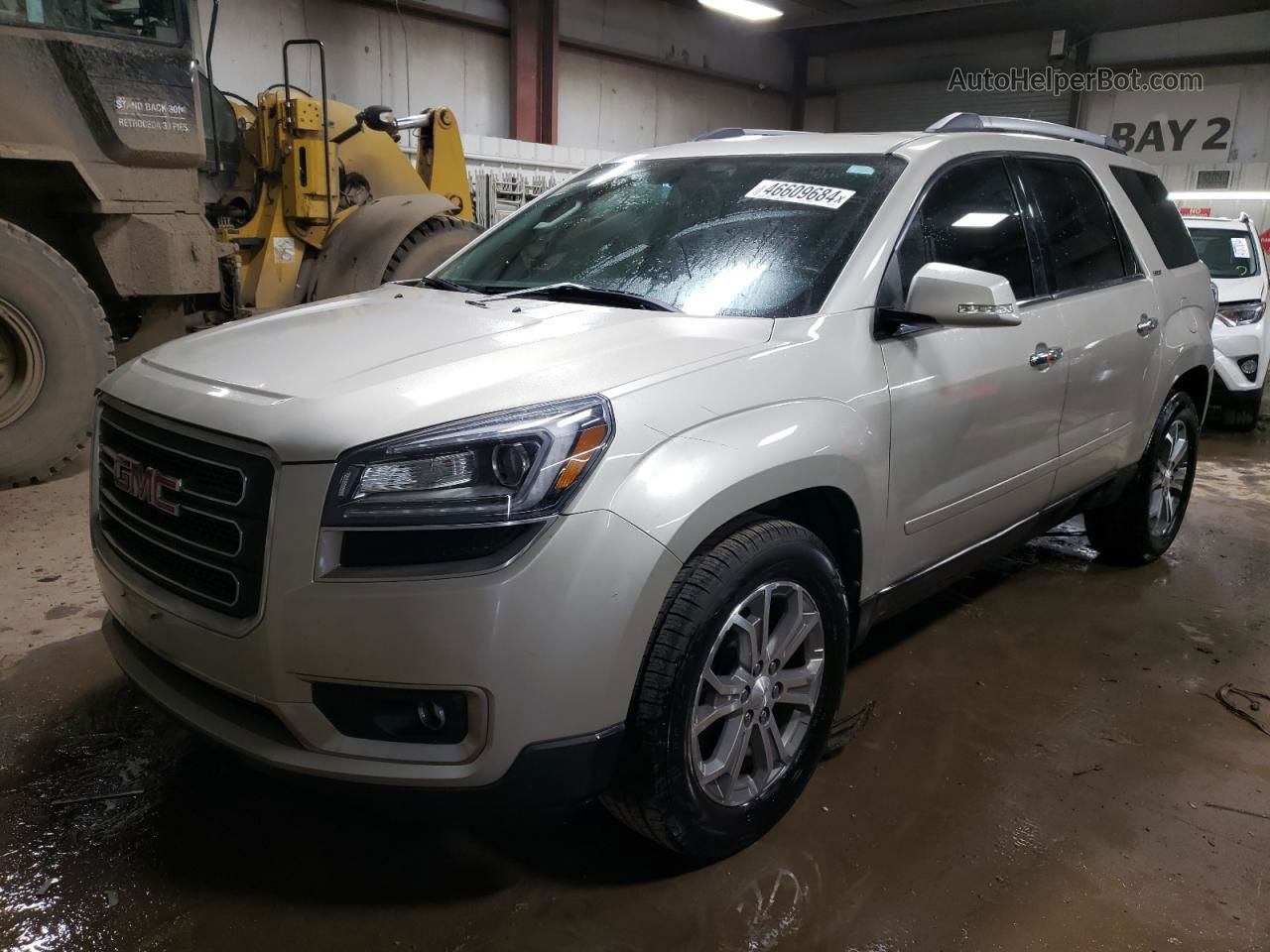 2014 Gmc Acadia Slt-1 Silver vin: 1GKKVRKD7EJ290256