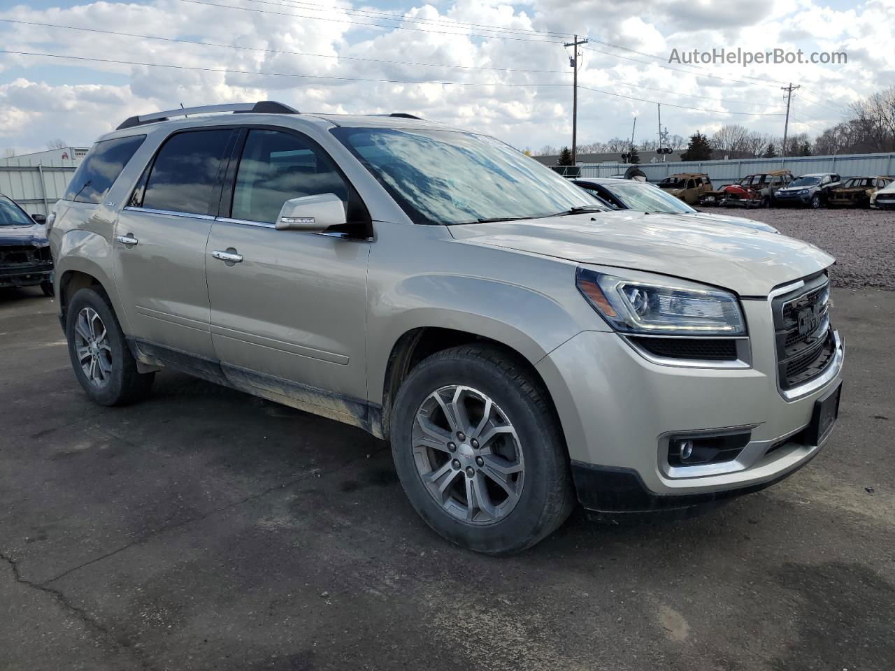 2015 Gmc Acadia Slt-1 Бежевый vin: 1GKKVRKD7FJ101168