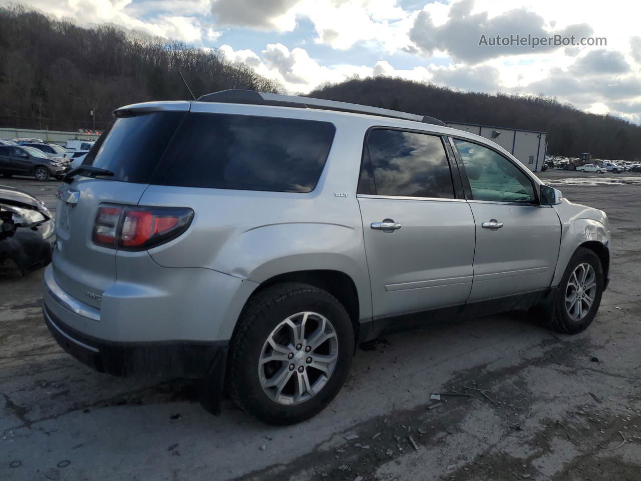 2015 Gmc Acadia Slt-1 Silver vin: 1GKKVRKD7FJ253886