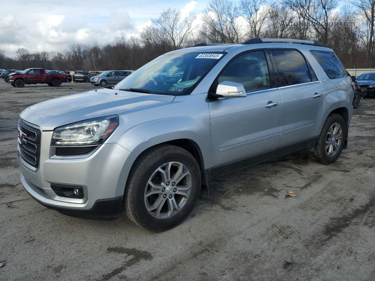 2015 Gmc Acadia Slt-1 Silver vin: 1GKKVRKD7FJ253886