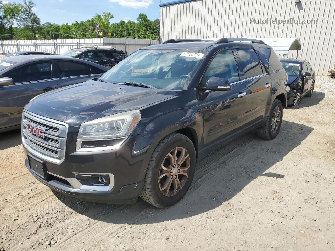 2013 Gmc Acadia Slt-1 Black vin: 1GKKVRKD8DJ197681