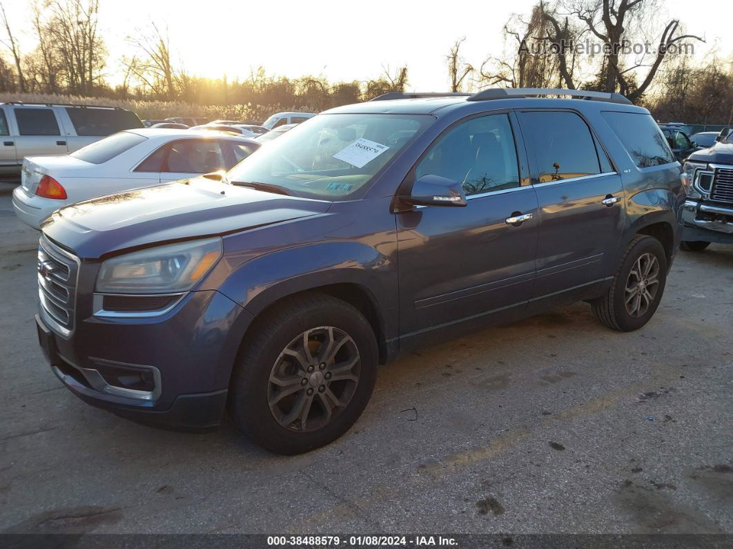 2013 Gmc Acadia Slt-1 Blue vin: 1GKKVRKD8DJ261864