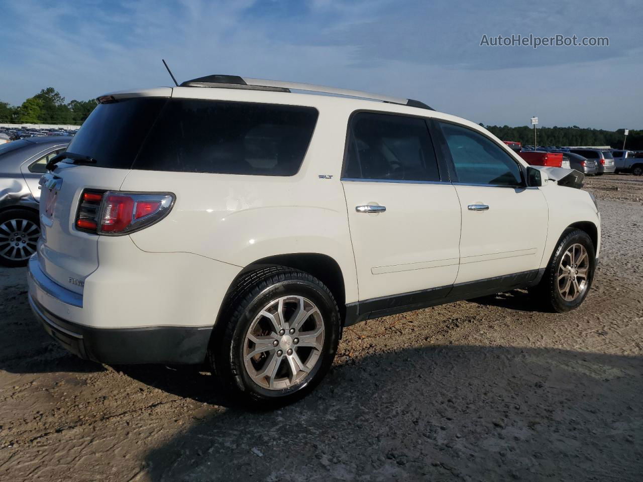 2014 Gmc Acadia Slt-1 White vin: 1GKKVRKD8EJ109536