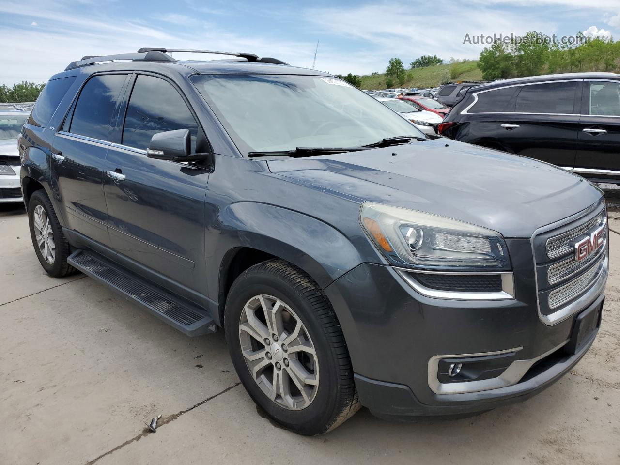 2014 Gmc Acadia Slt-1 Charcoal vin: 1GKKVRKD8EJ112436