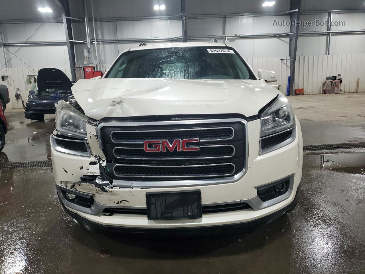 2013 Gmc Acadia Slt-1 White vin: 1GKKVRKD9DJ168626