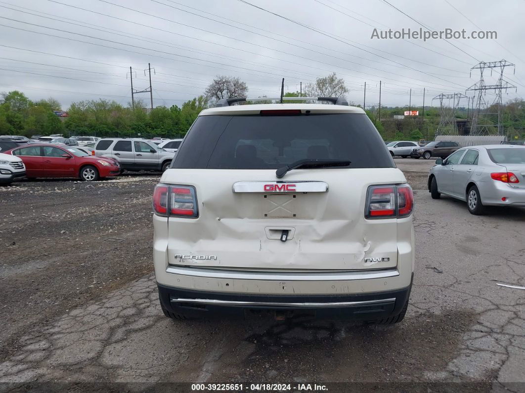 2013 Gmc Acadia Slt-1 White vin: 1GKKVRKD9DJ225715