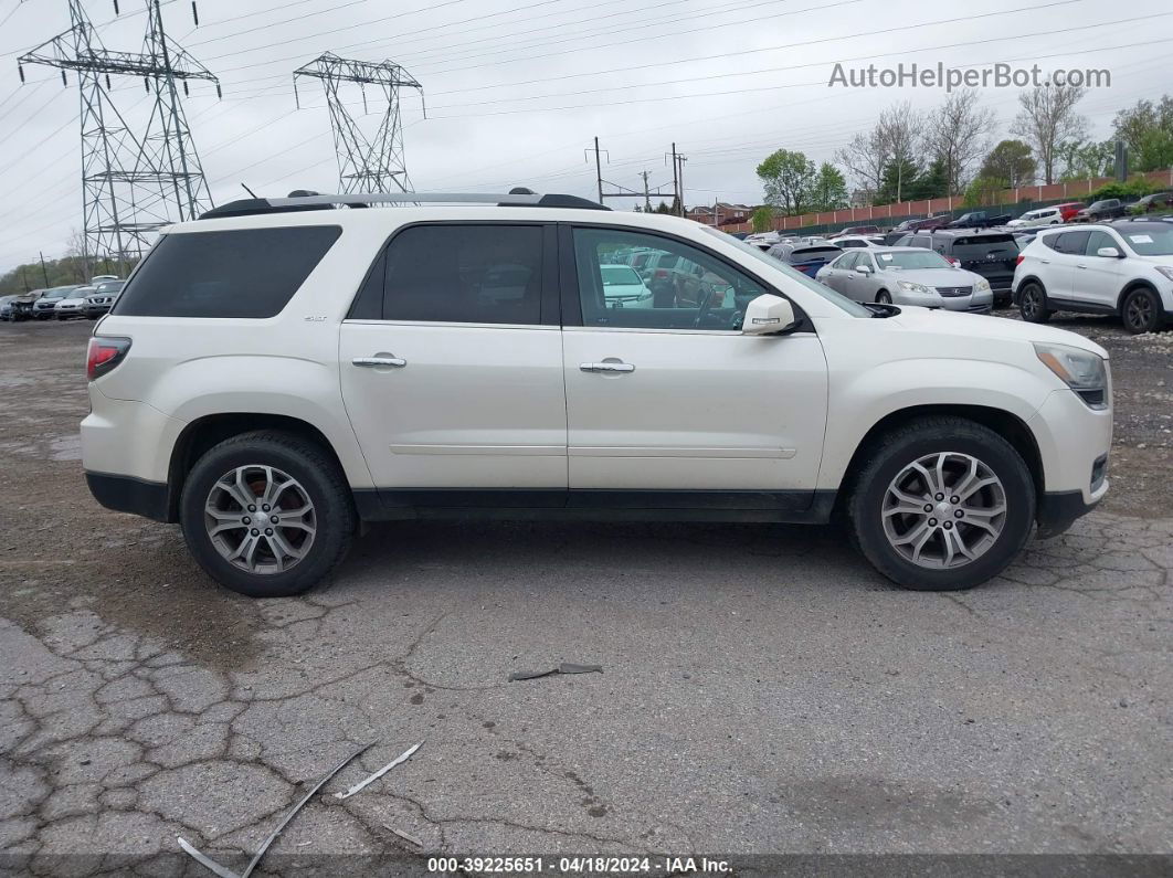 2013 Gmc Acadia Slt-1 White vin: 1GKKVRKD9DJ225715