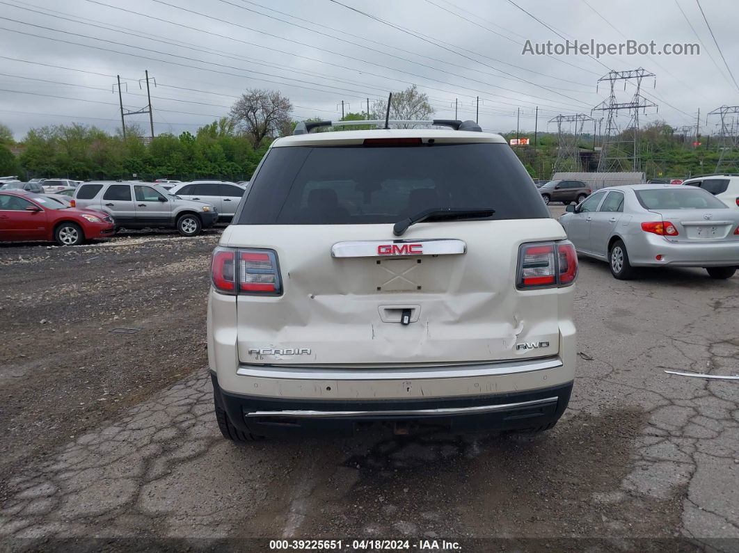 2013 Gmc Acadia Slt-1 White vin: 1GKKVRKD9DJ225715