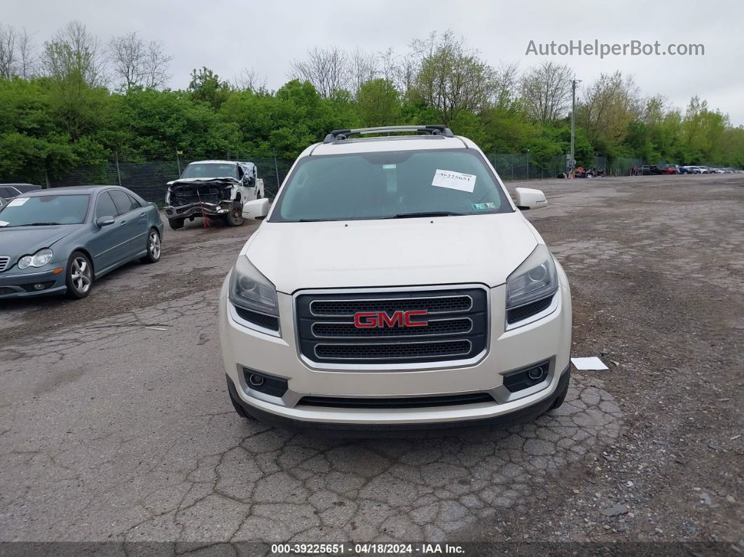 2013 Gmc Acadia Slt-1 White vin: 1GKKVRKD9DJ225715