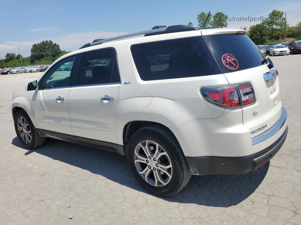 2013 Gmc Acadia Slt-1 White vin: 1GKKVRKD9DJ264529