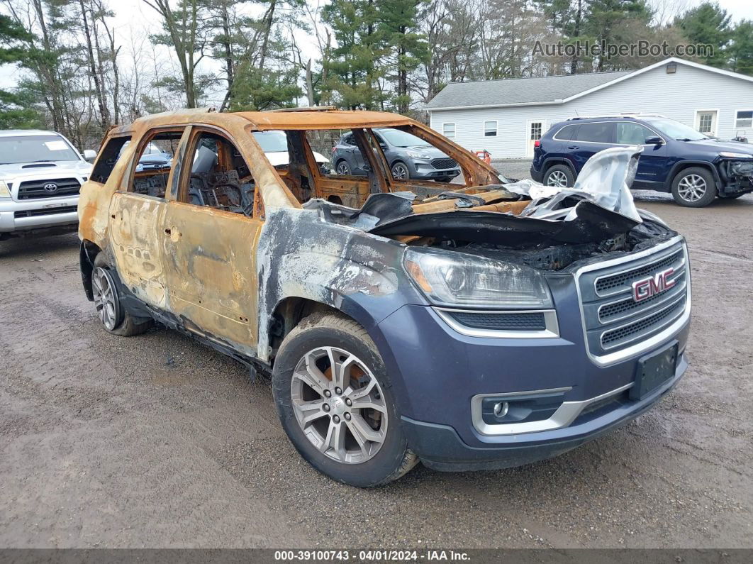 2014 Gmc Acadia Slt-1 Синий vin: 1GKKVRKD9EJ173472