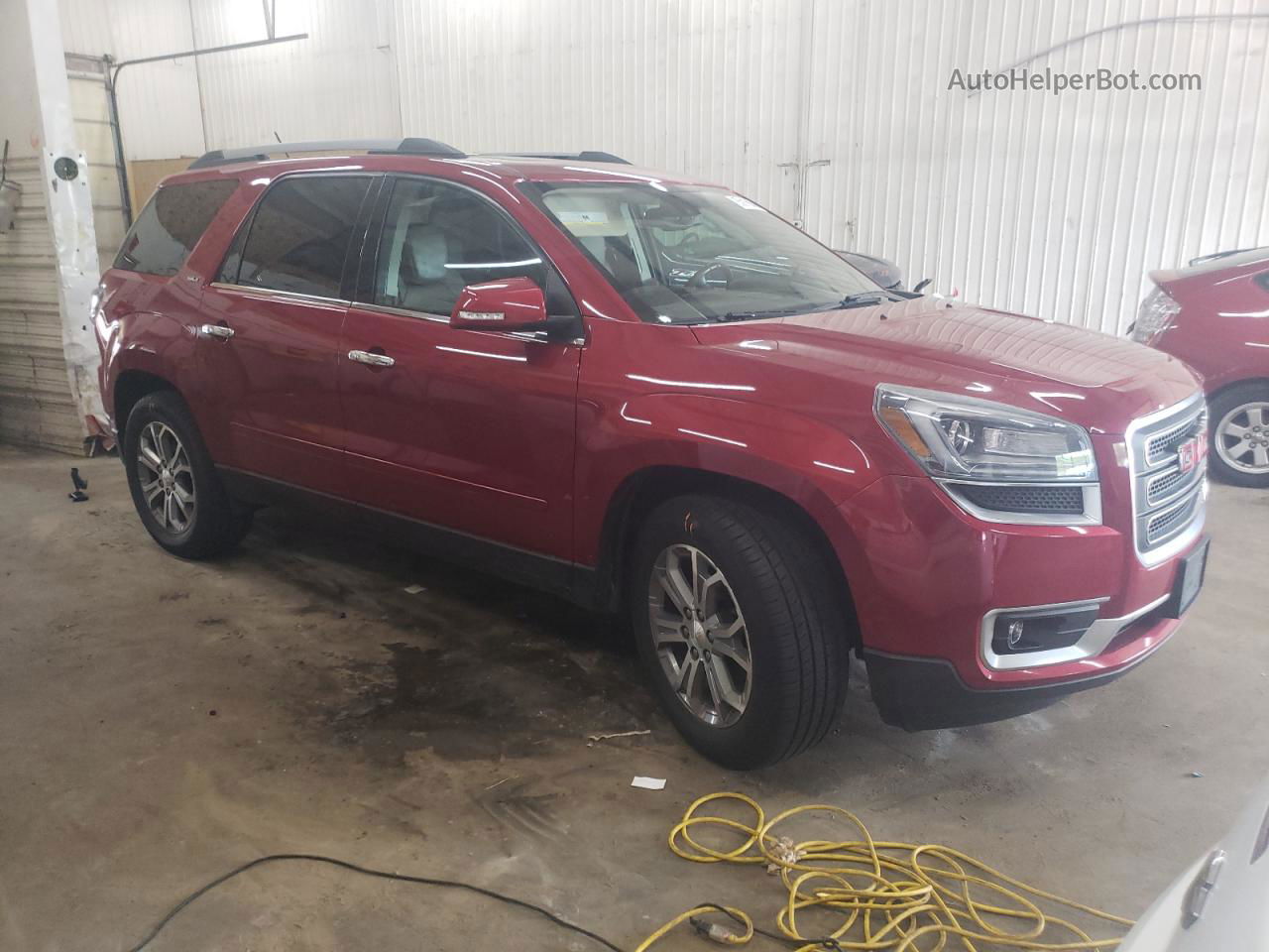 2014 Gmc Acadia Slt-1 Red vin: 1GKKVRKD9EJ203036