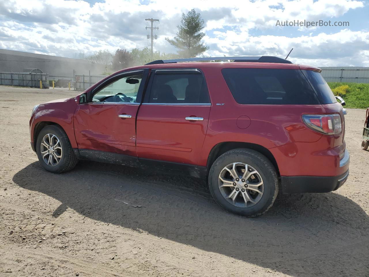 2014 Gmc Acadia Slt-1 Burgundy vin: 1GKKVRKD9EJ297242