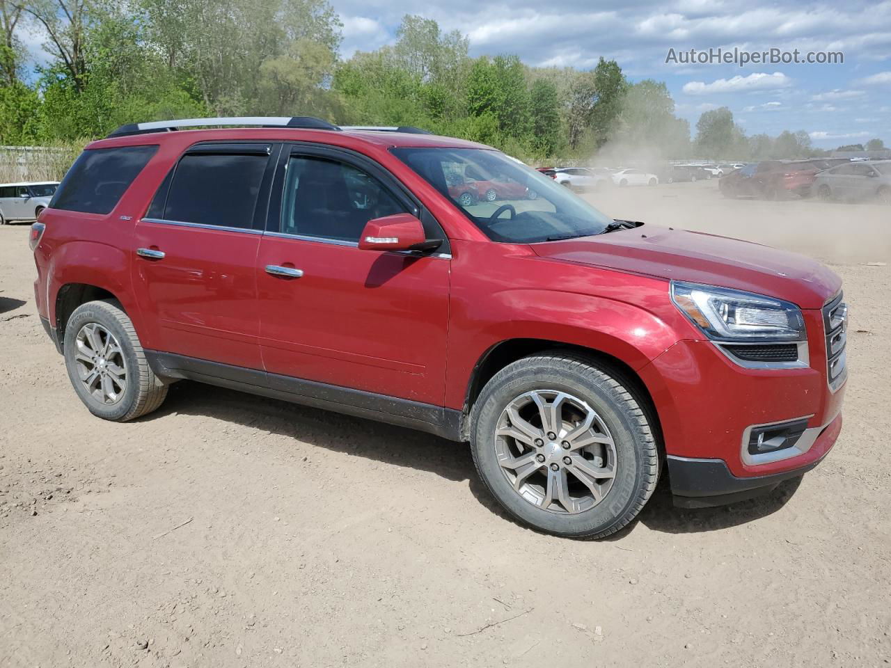 2014 Gmc Acadia Slt-1 Burgundy vin: 1GKKVRKD9EJ297242