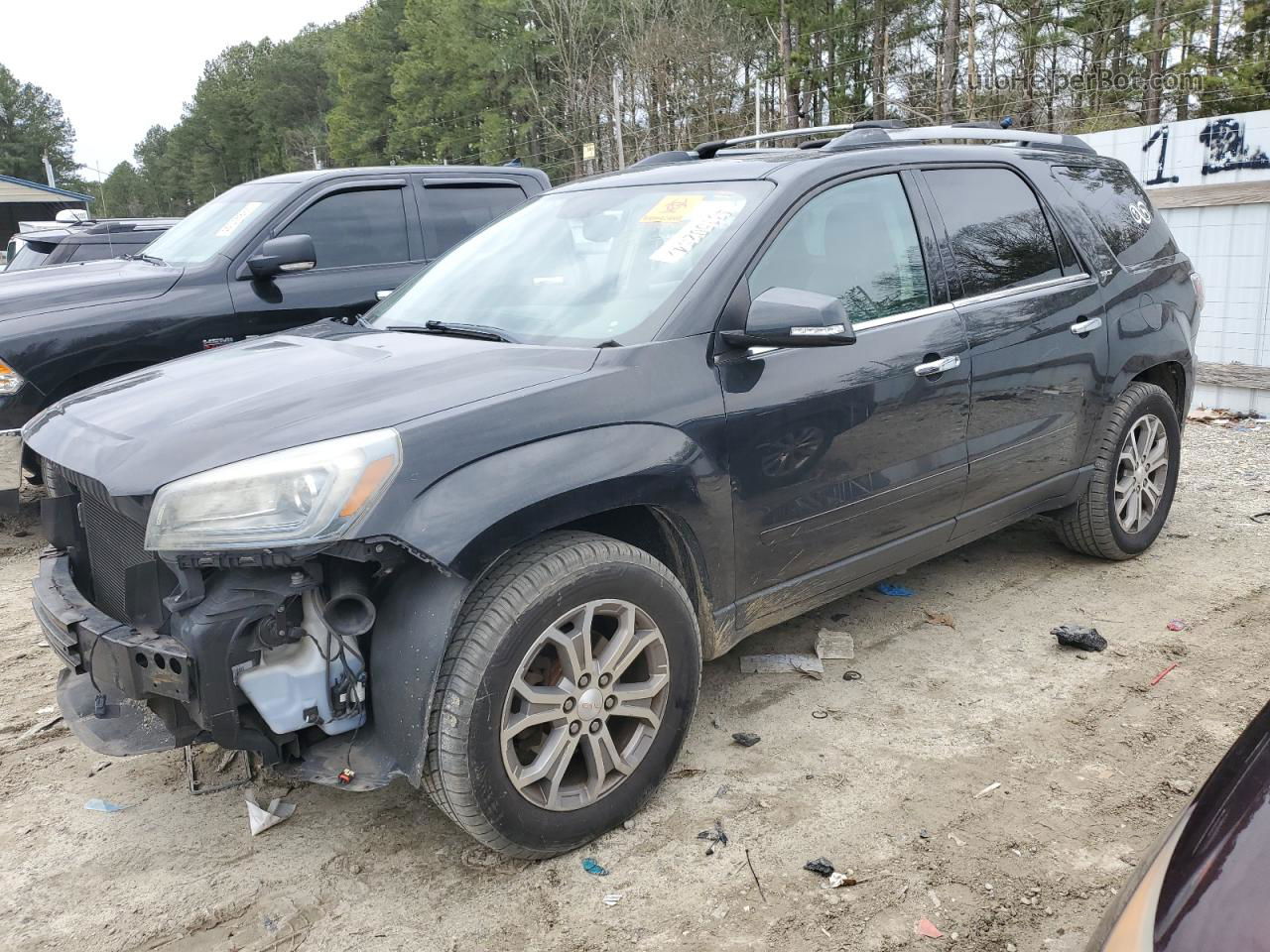 2013 Gmc Acadia Slt-1 Black vin: 1GKKVRKDXDJ223746