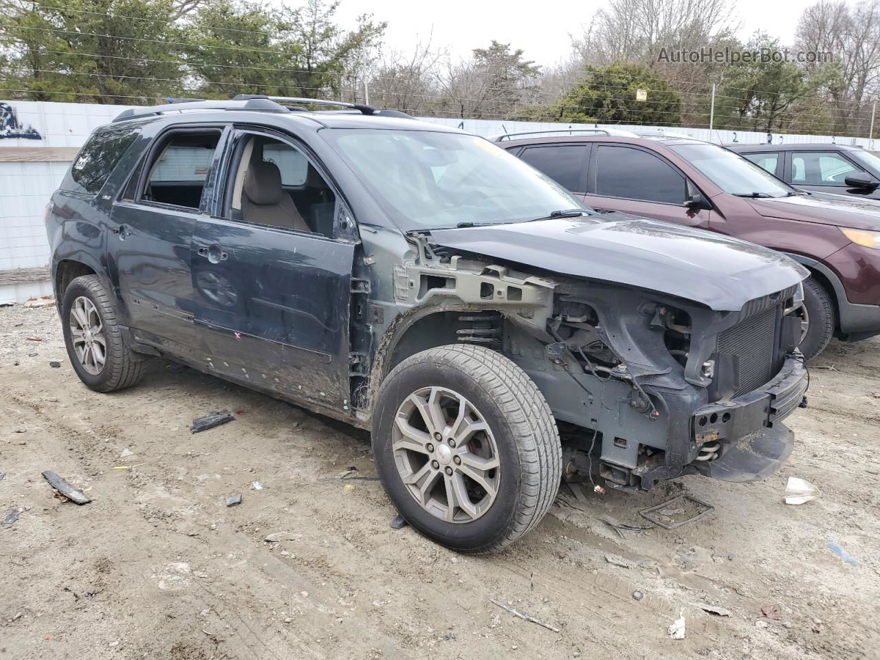 2013 Gmc Acadia Slt-1 Black vin: 1GKKVRKDXDJ223746