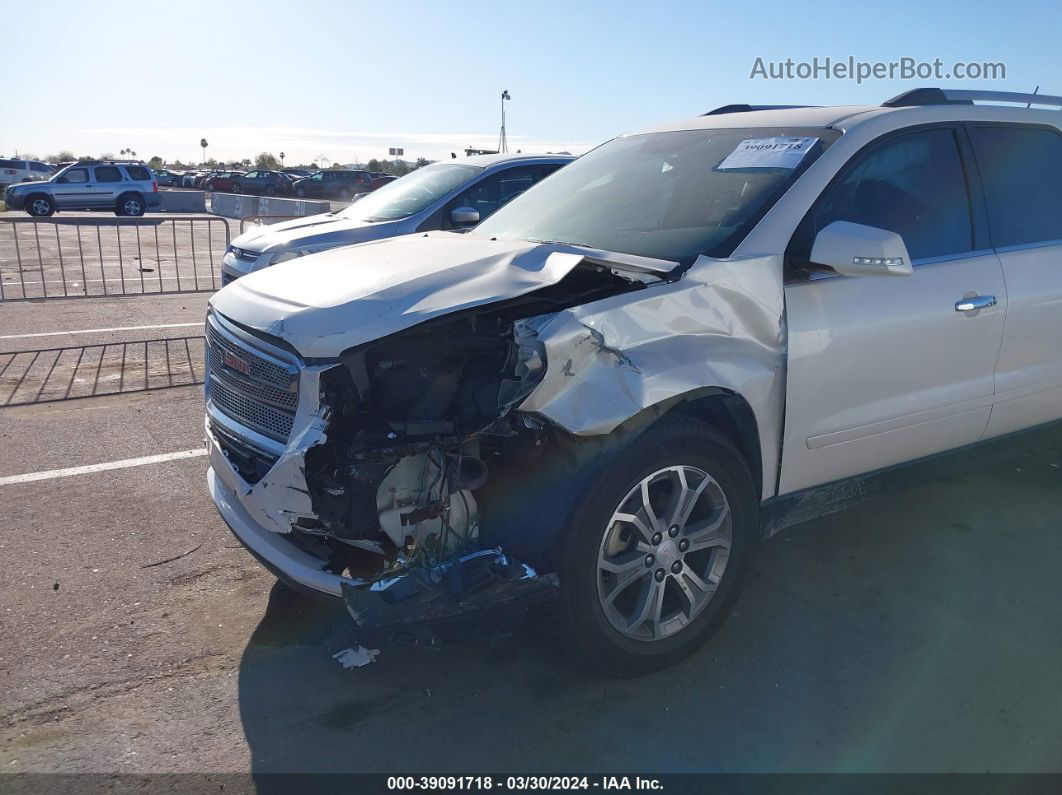 2013 Gmc Acadia Slt-1 White vin: 1GKKVRKDXDJ256035