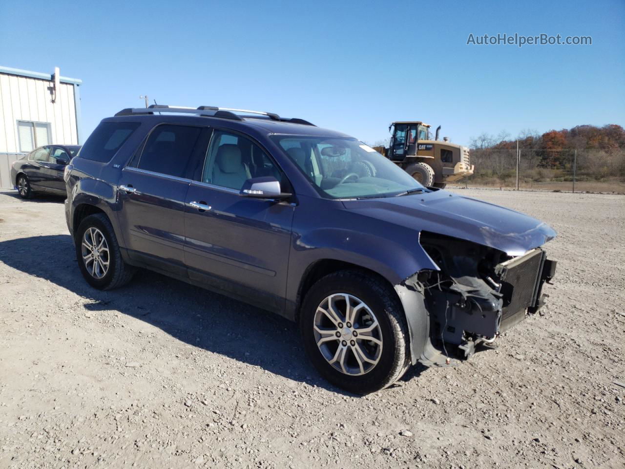 2014 Gmc Acadia Slt-1 Blue vin: 1GKKVRKDXEJ256604