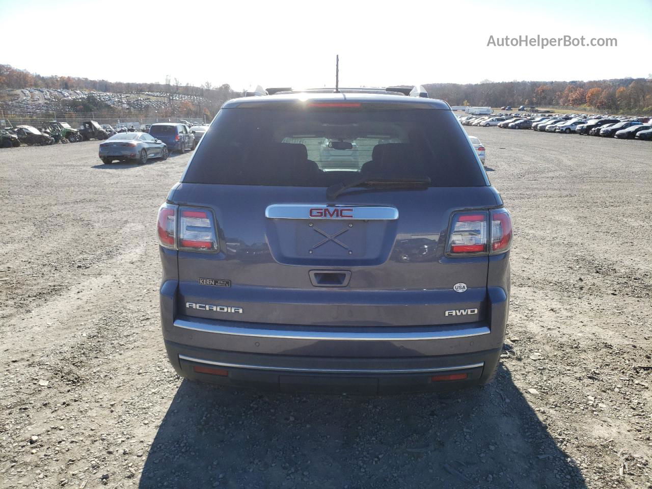 2014 Gmc Acadia Slt-1 Синий vin: 1GKKVRKDXEJ256604