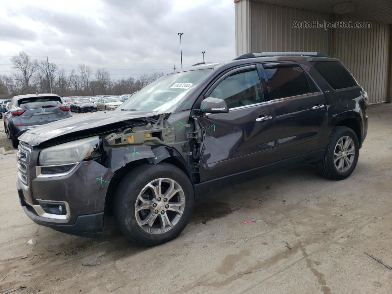 2015 Gmc Acadia Slt-1 Серый vin: 1GKKVRKDXFJ100242