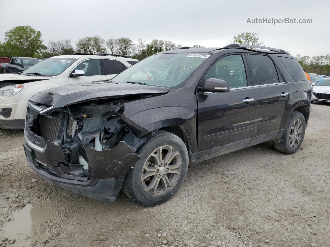 2015 Gmc Acadia Slt-1 Черный vin: 1GKKVRKDXFJ101780