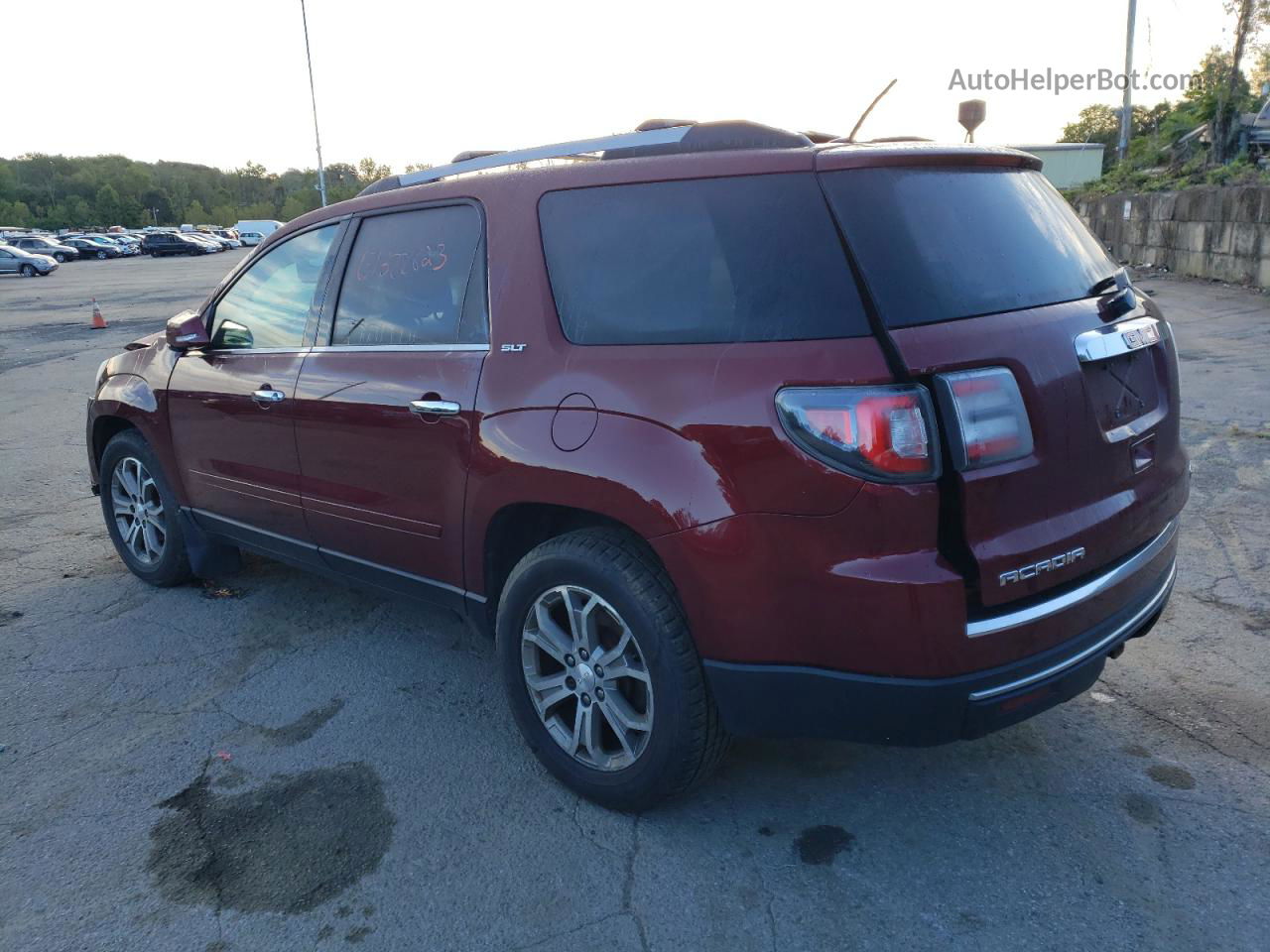 2015 Gmc Acadia Slt-1 Burgundy vin: 1GKKVRKDXFJ290298