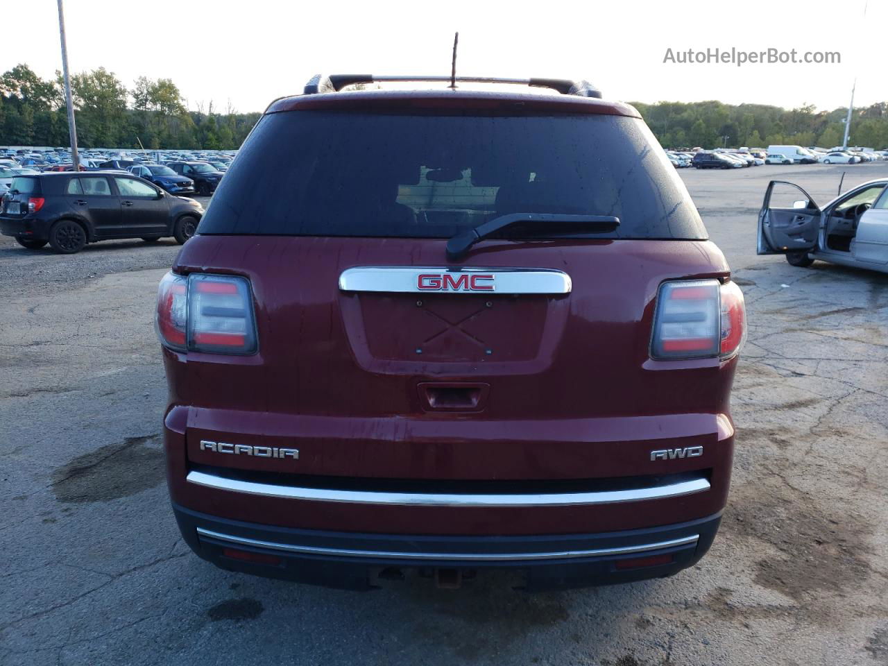 2015 Gmc Acadia Slt-1 Burgundy vin: 1GKKVRKDXFJ290298