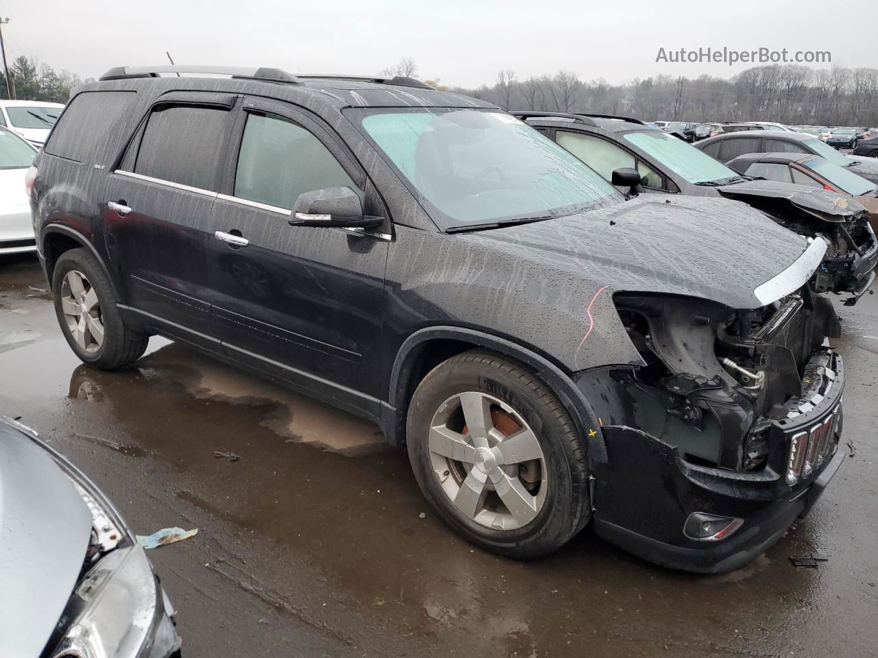 2012 Gmc Acadia Slt-2 Black vin: 1GKKVSED6CJ320069