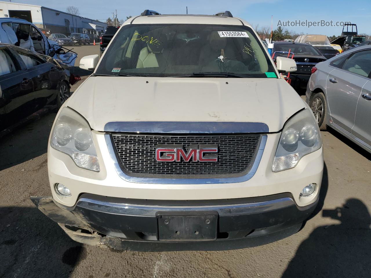 2012 Gmc Acadia Slt-2 White vin: 1GKKVSED9CJ416729