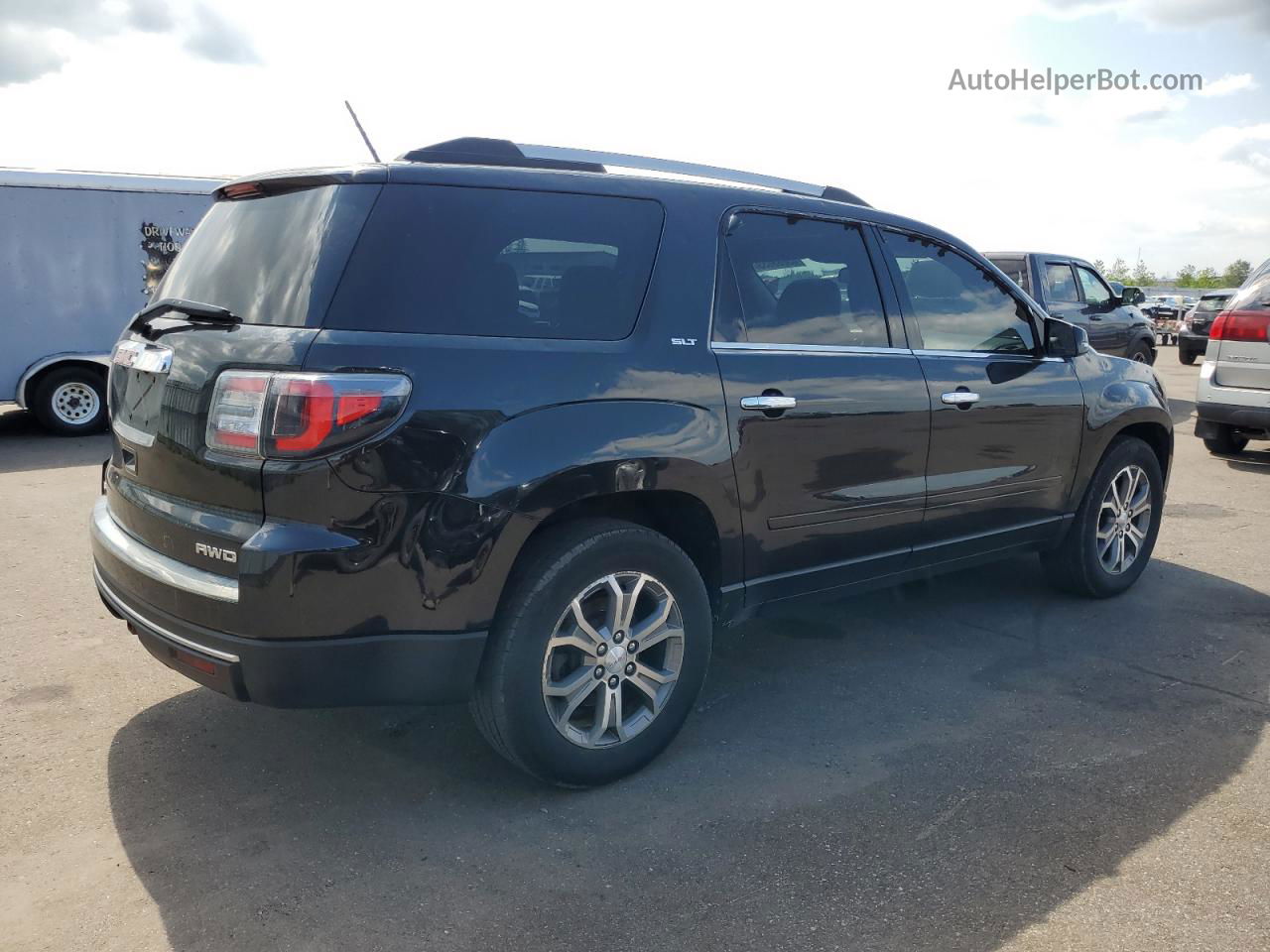 2013 Gmc Acadia Slt-2 Black vin: 1GKKVSKD2DJ136172