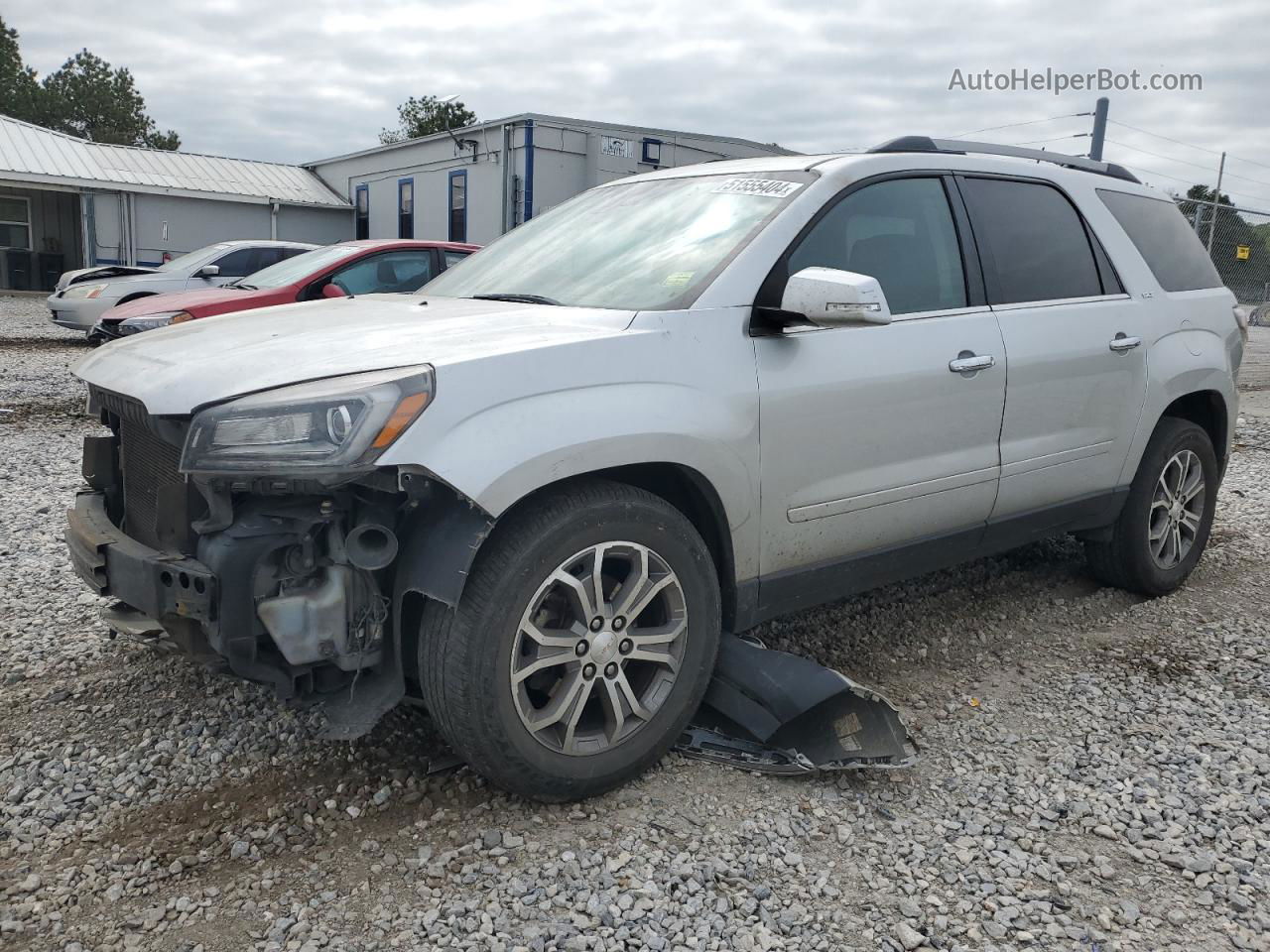 2014 Gmc Acadia Slt-2 Silver vin: 1GKKVSKD2EJ373925