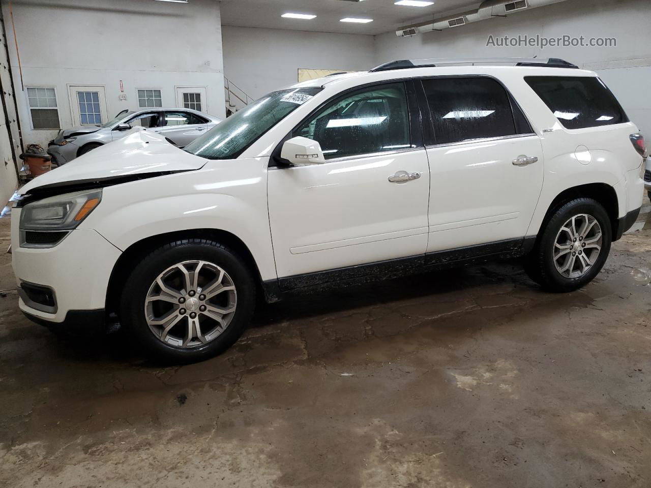 2013 Gmc Acadia Slt-2 White vin: 1GKKVSKD5DJ217232