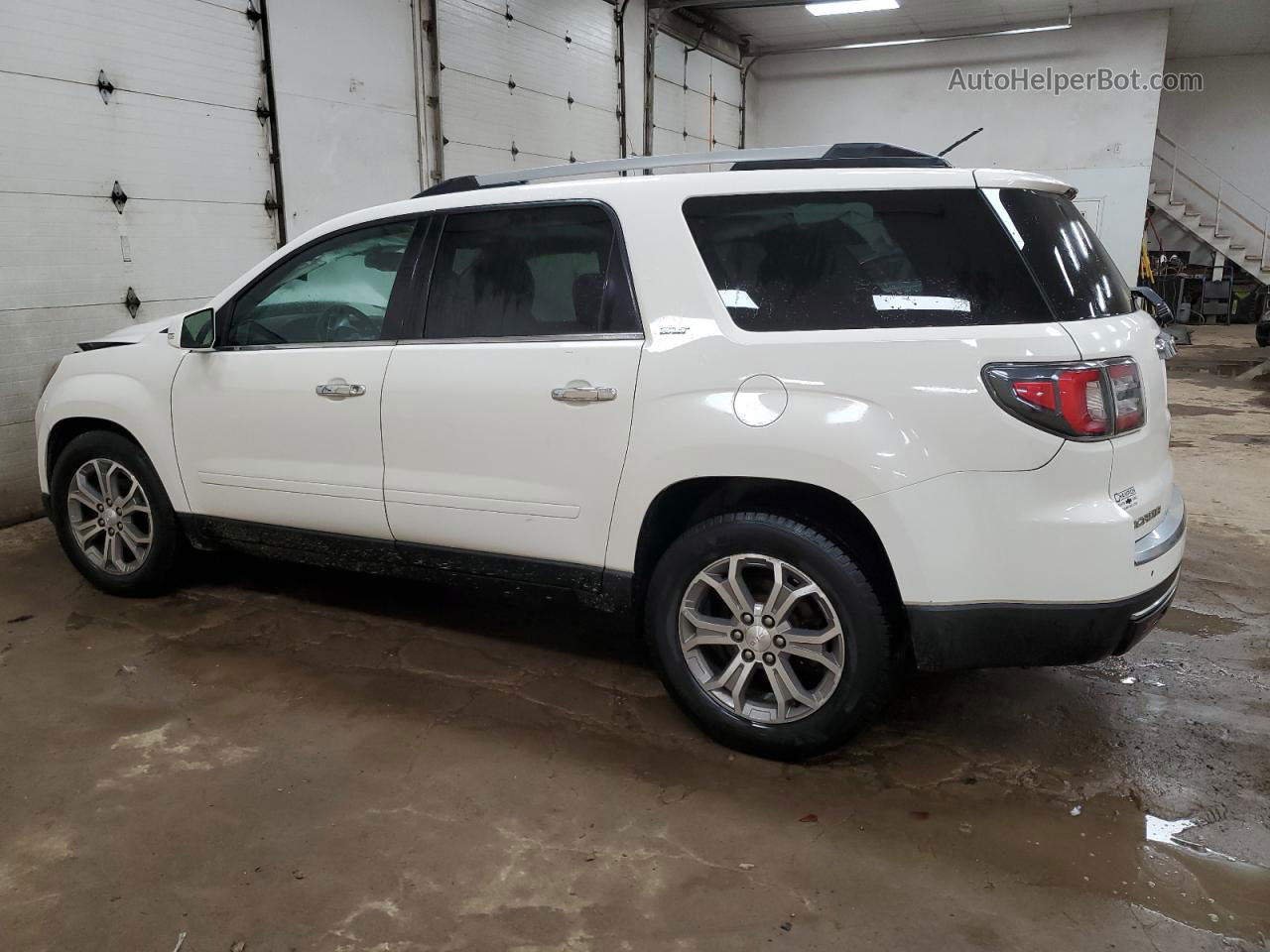 2013 Gmc Acadia Slt-2 White vin: 1GKKVSKD5DJ217232