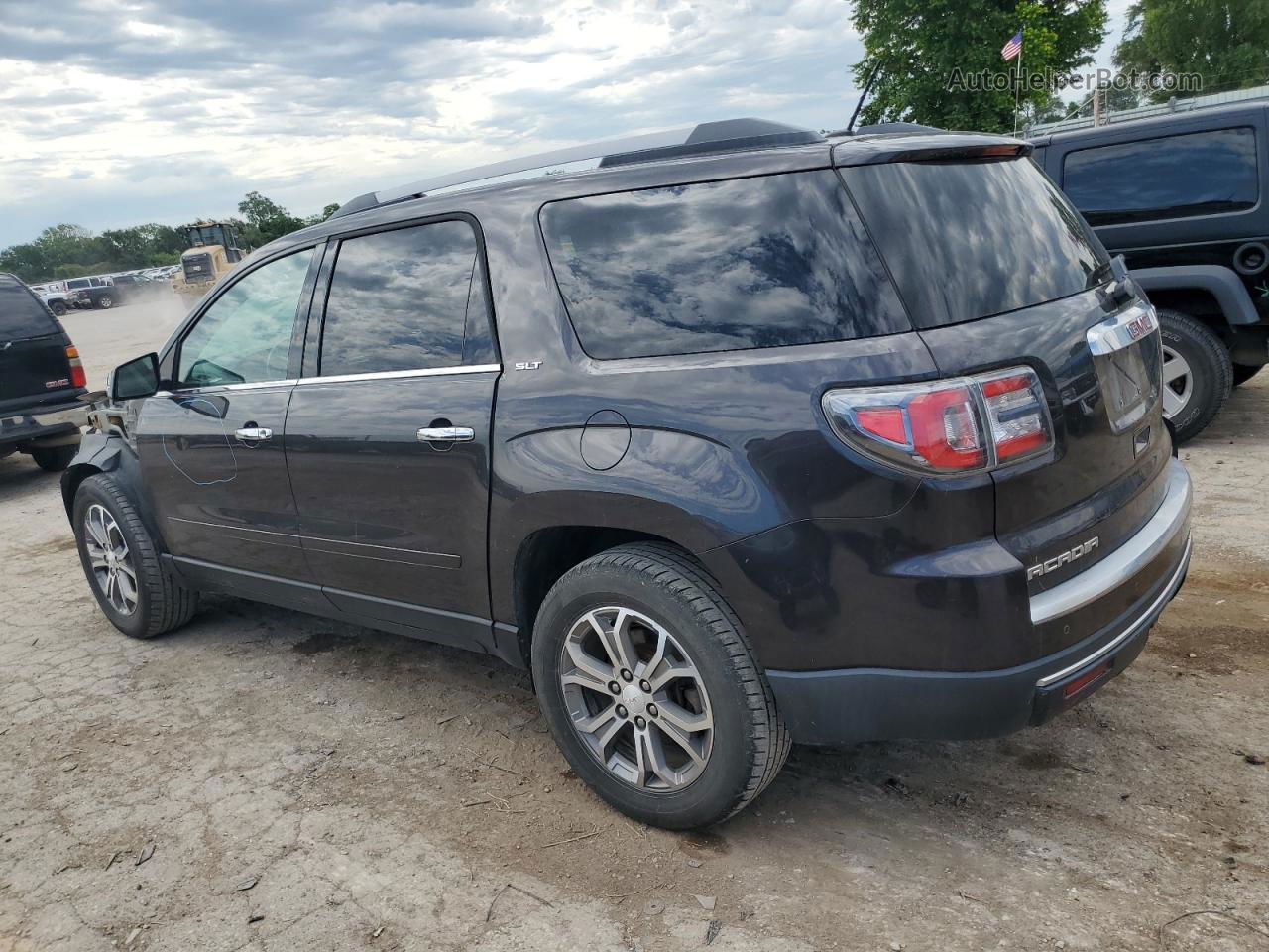 2014 Gmc Acadia Slt-2 Black vin: 1GKKVSKD5EJ235439