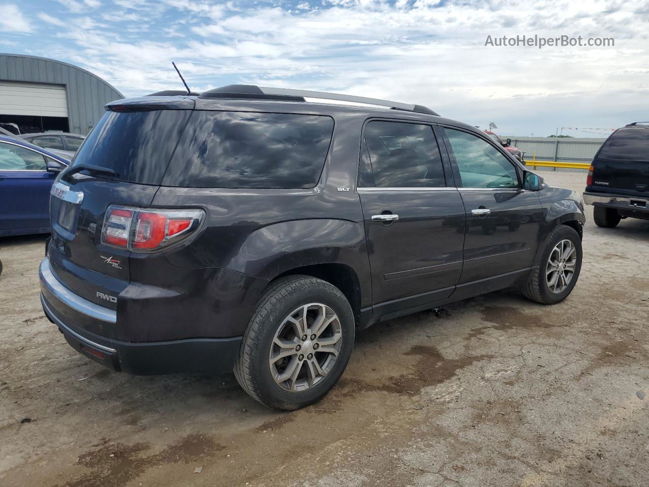 2014 Gmc Acadia Slt-2 Black vin: 1GKKVSKD5EJ235439