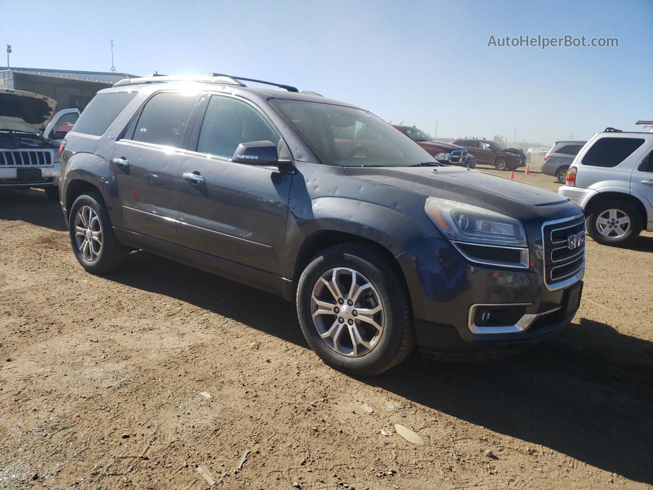 2013 Gmc Acadia Slt-2 Charcoal vin: 1GKKVSKD6DJ140869