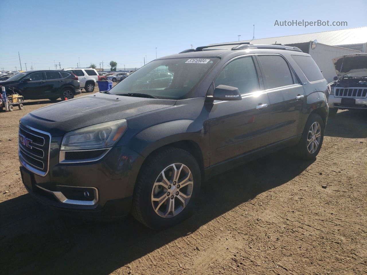 2013 Gmc Acadia Slt-2 Charcoal vin: 1GKKVSKD6DJ140869