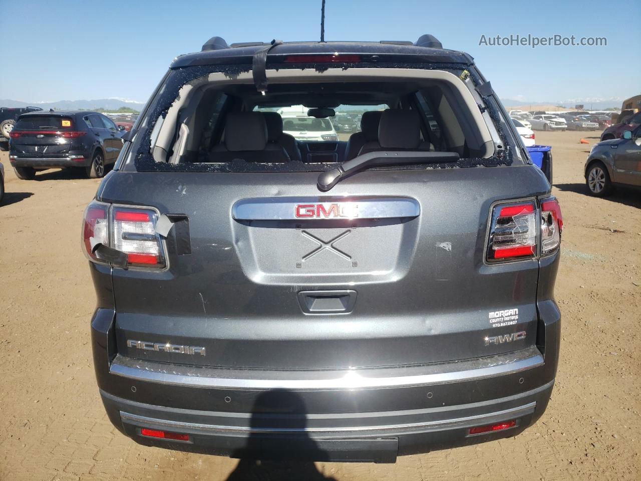 2013 Gmc Acadia Slt-2 Charcoal vin: 1GKKVSKD6DJ140869