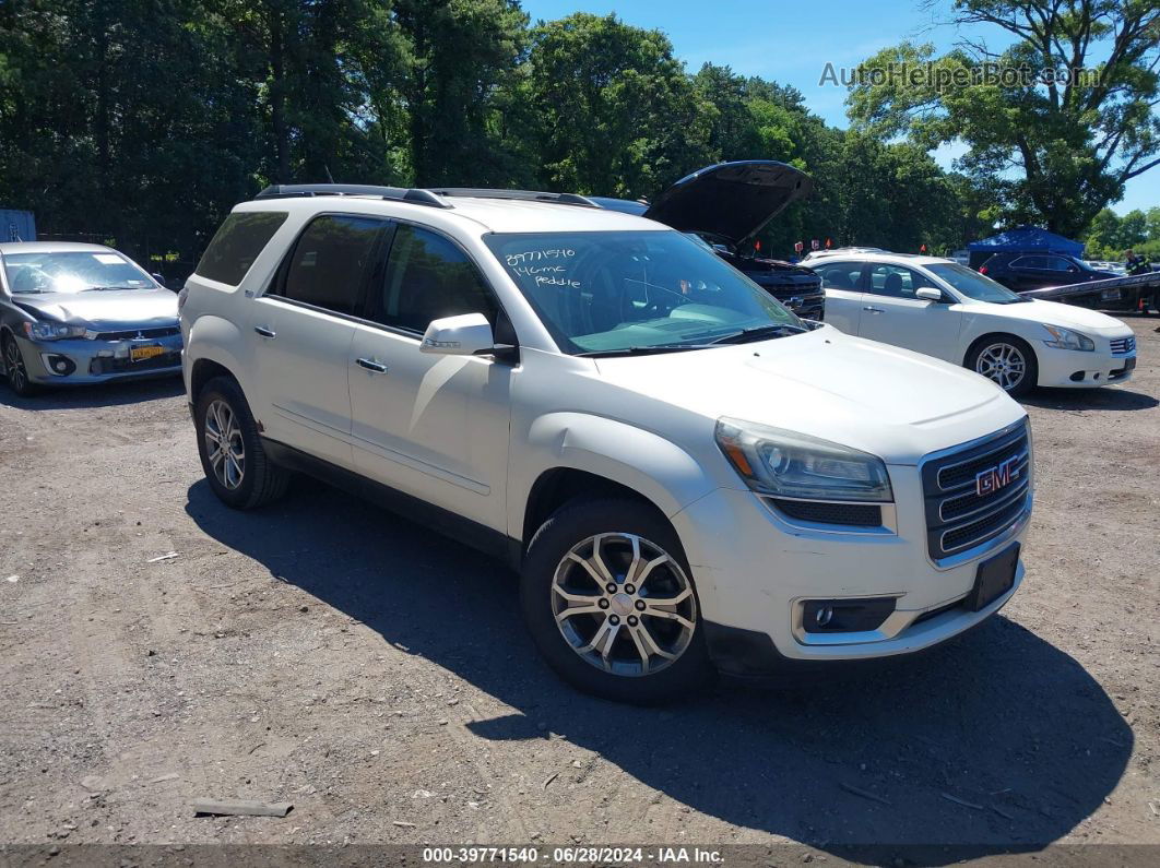 2014 Gmc Acadia Slt-2 Белый vin: 1GKKVSKD6EJ368842