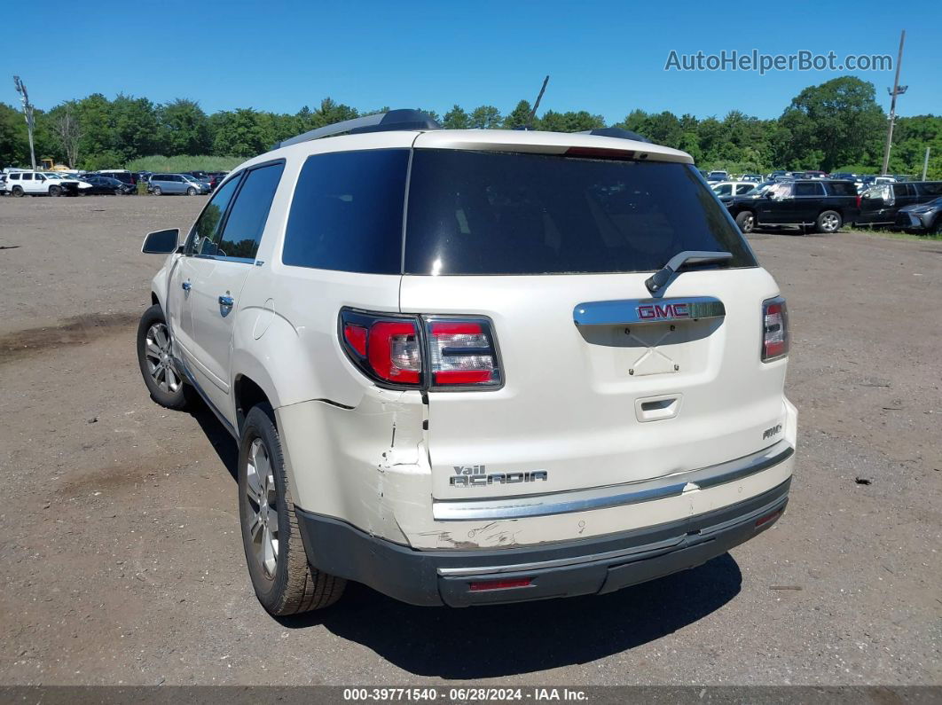 2014 Gmc Acadia Slt-2 White vin: 1GKKVSKD6EJ368842