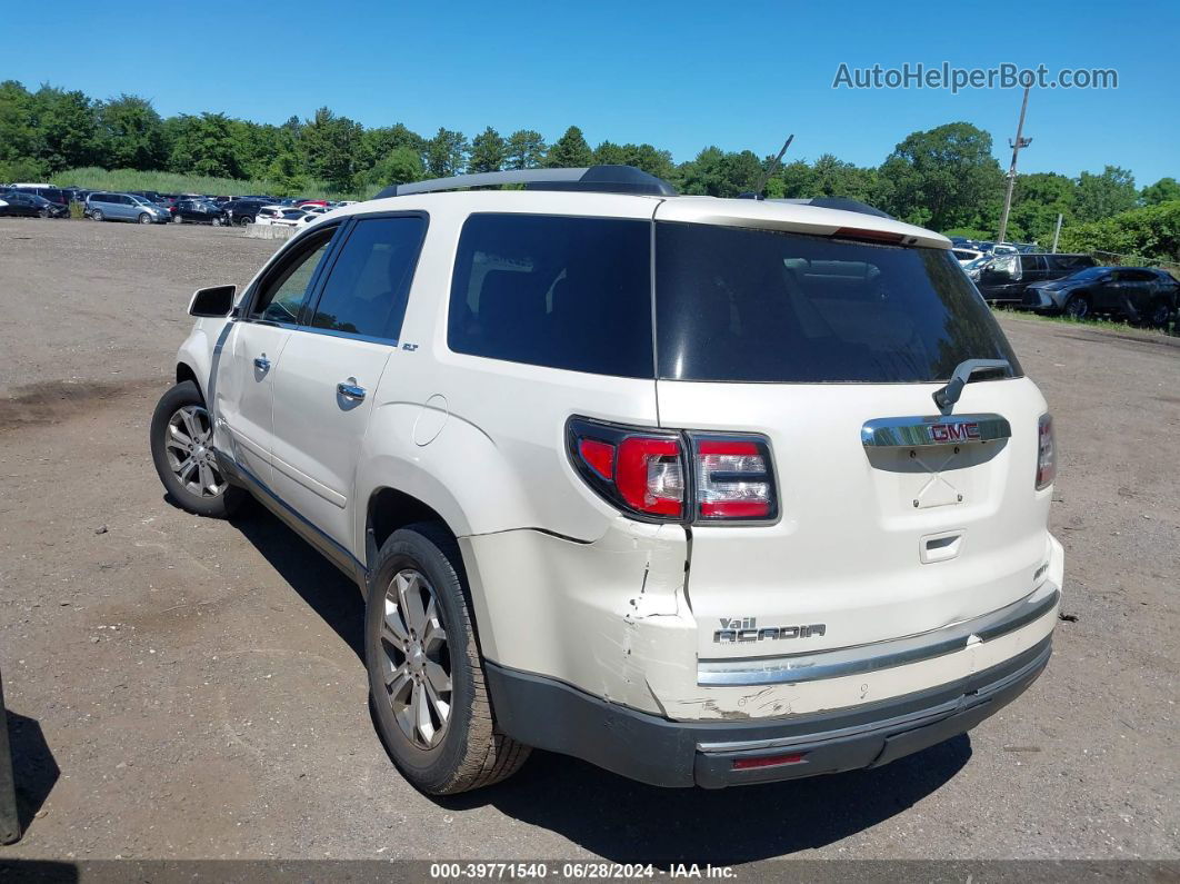 2014 Gmc Acadia Slt-2 White vin: 1GKKVSKD6EJ368842