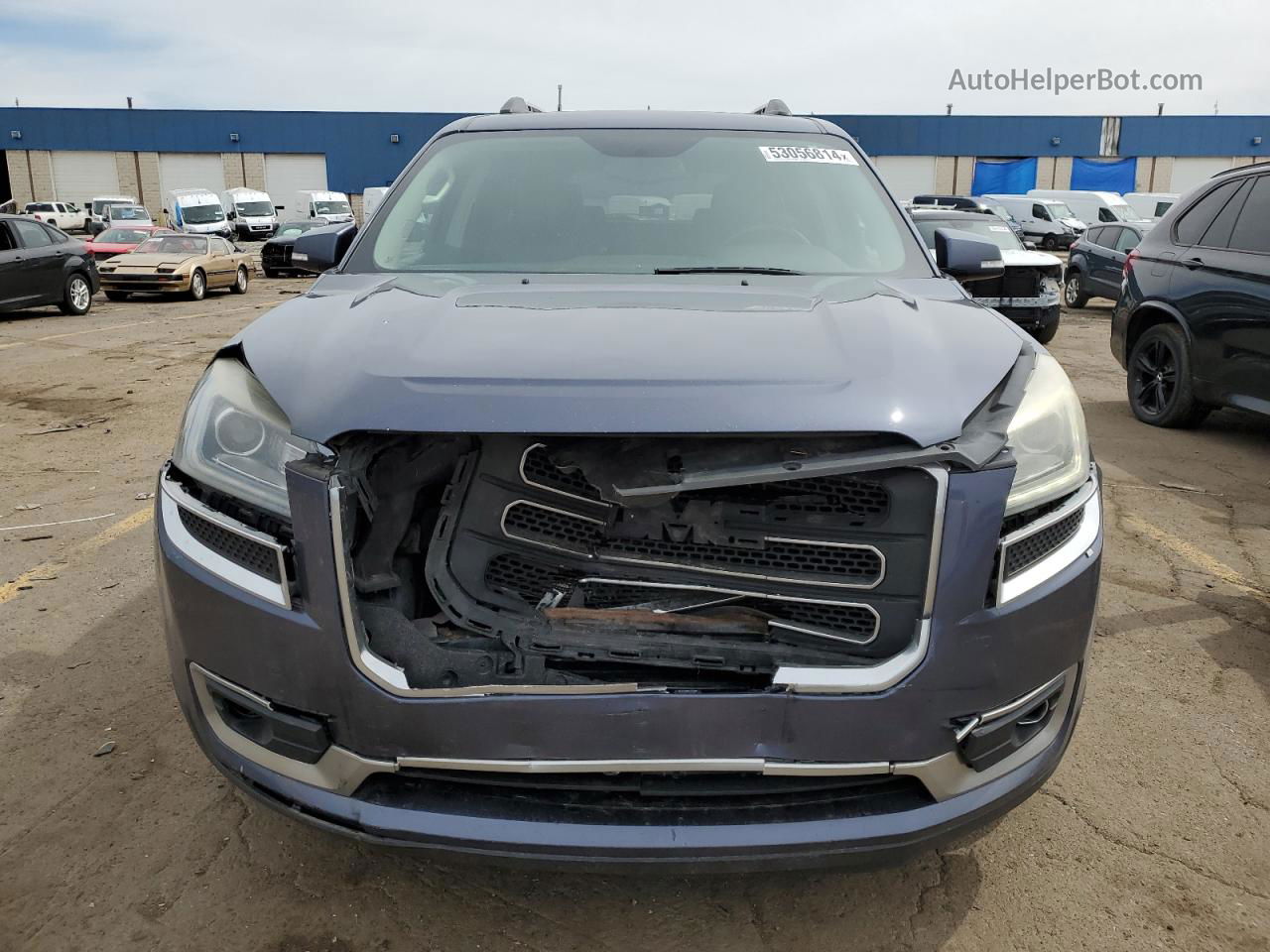 2013 Gmc Acadia Slt-2 Blue vin: 1GKKVSKD7DJ153081