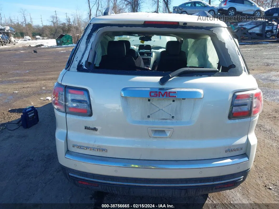 2014 Gmc Acadia Slt-2 White vin: 1GKKVSKD8EJ328892